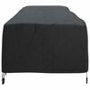vidaXL Loungers Cover Plain Black 74 x 210 x 40 cm Fabric