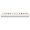 vidaXL Bed Frame with LED without Mattress White 120x200 cm