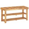 vidaXL Shoe Rack | Natural wood | Solid Acacia Wood | Medium | Shoe Rack