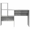vidaXL Desk Concrete Grey 131.5 x 50 x 106.5 cm Engineered Wood