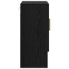 vidaXL Wall Cabinet Black Oak 60 x 31 x 70 cm Engineered Wood
