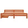 vidaXL Bed frame without Mattress Wax Brown 180x200 cm Super King Solid Wood Pine