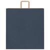 vidaXL Paper Bags 250 pcs with Handles Blue 45x17x48 cm