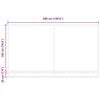 vidaXL Awning Replacement Fabric Red and White 380 x 195 cm Polyester