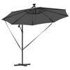 vidaXL Cantilever Banana Parasol Anthracite 294 x 294 x 248 cm