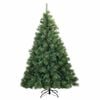 vidaXL Artificial Christmas Tree with 300 LEDs Green 180 cm PE and PVC