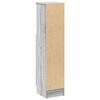 vidaXL Bathroom Cabinet with Roll Holder Grey Sonoma 20.5x22x90 cm