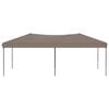 vidaXL Folding Party Tent Taupe 3x6 m