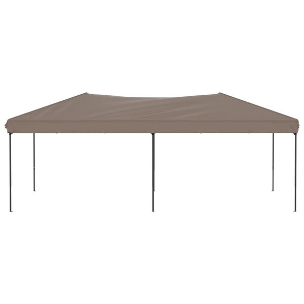 vidaXL Folding Party Tent Taupe 3x6 m