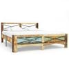 vidaXL Bed Frame without Mattress Solid Reclaimed Wood 140x200 cm