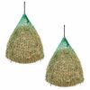 vidaXL Hay Net | Set of 2 | Green | Polypropylene
