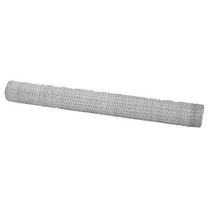 vidaXL Hexagon Fence Silver 1.6 x 25 m Galvanised steel