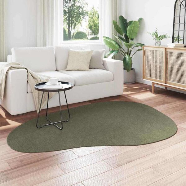 vidaXL Area Rugs HUARTE Forest green 140 x 200 cm Polyester