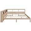 vidaXL Bookcase Bed without Mattress 200x200 cm Solid Wood Pine