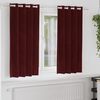 vidaXL Blackout Curtains 2 pcs Wine Red 140 x 175 cm Velvet