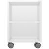 vidaXL TV Cabinet High Gloss White 120x35x48 cm Engineered Wood