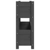 vidaXL Planter Grey 77x25x66 cm Solid Wood Pine