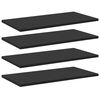 vidaXL Bookshelf Boards 8 pcs Black 60x30x1.5 cm Engineered Wood