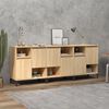 vidaXL Sideboards 3 pcs Sonoma Oak 60x35x70 cm Engineered Wood