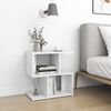vidaXL Bedside Cabinet White 50x30x51,5 cm Engineered Wood