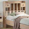 vidaXL Headboard with Storage 90 cm Solid Wood Pine