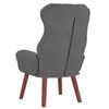 vidaXL Armchair Dark Grey 69 x 74 x 93 cm Velvet