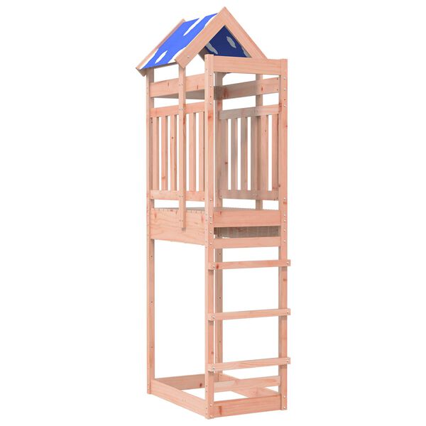 vidaXL Play Tower Brown 52.5 x 85 x 239 cm Solid Douglas Wood