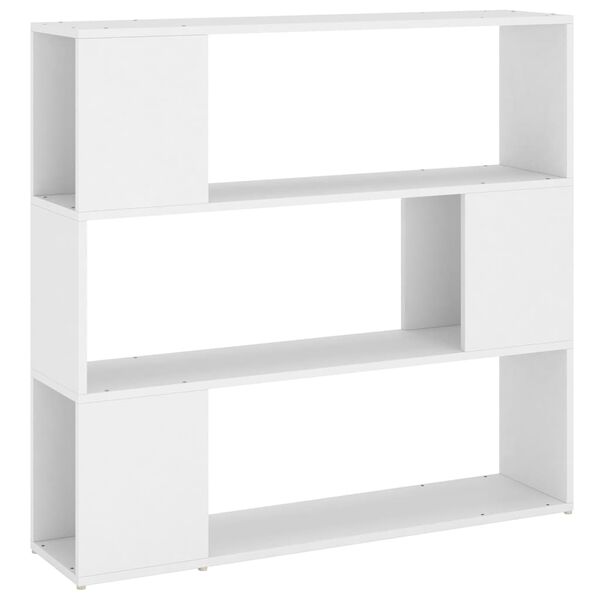 vidaXL Book Cabinet Room Divider White 100x24x94 cm