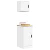 vidaXL Garage Cabinets 2 pcs White Engineered Wood