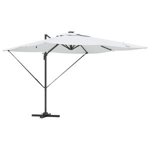 vidaXL Umbrella Sand 286 x 284 x 270 cm Aluminium and Polyester