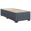 vidaXL Bed Frame without Mattress Dark Grey 90x190 cm Single Velvet