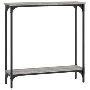 vidaXL Console Table Grey Sonoma 75x22.5x75 cm Engineered Wood