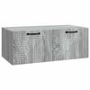 vidaXL Wall-Mounted TV Cabinet Grey Sonoma 78.5 x 41 x 30 cm