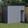 vidaXL Dog House with Roof Anthracite 214x153x181 cm Galvanised Steel