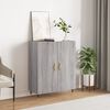 vidaXL Sideboard Grey Sonoma 69.5x34x90 cm Engineered Wood