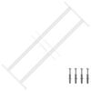 vidaXL Security Grille for Windows with 2 Crossbars 43-74 cm