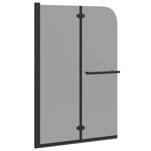 vidaXL Shower Enclosure Dark Transparent 95 x 140 cm