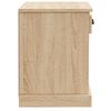 vidaXL Bedside Cabinet Sonoma Oak 43x36x50 cm