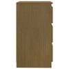 vidaXL Bedside Cabinets 2 pcs Honey Brown 60x36x64 cm Solid Pinewood