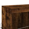 vidaXL Sideboard with LED Lights Smoked Oak 81x37x100 cm