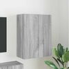 vidaXL TV Wall Cabinet Grey Sonoma 59.5 x 31 x 80 cm Engineered Wood