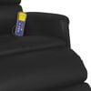 vidaXL Massage Recliner Chair Black 71 x 98 x 106 cm Faux Leather