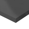 vidaXL Bookshelf Boards 8 pcs High Gloss Grey 80x20x1.5 cm Engineered Wood