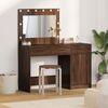 vidaXL Dressing Table 2 pcs Brown 40 x 41 x 75 cm Engineered wood