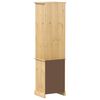 vidaXL Bathroom Cabinet Corona 50x40x185 cm Solid Wood Pine