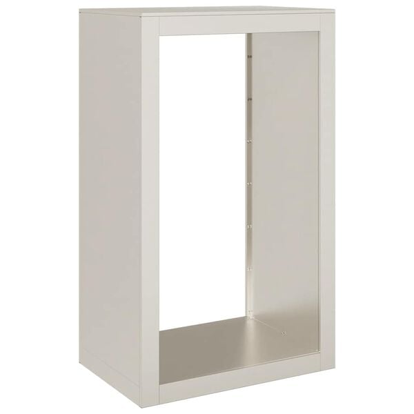 vidaXL Firewood Rack 60x40x100 cm Weathering Steel