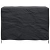 vidaXL Furniture Cover Plain Black 130 x 80 x 70 cm 210D