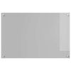 vidaXL Kitchen Backsplash Light grey 90 x 60 x 0.6 cm Tempered Glass