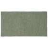 vidaXL Area Rugs Olive Green 80 x 150 cm Jute