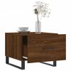 vidaXL Coffee Table Brown Oak 50x50x40 cm Engineered Wood